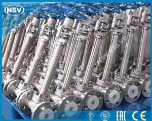 Kryogen smidd klotventil