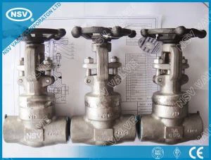 Svetsad motorhuv smidd portventil